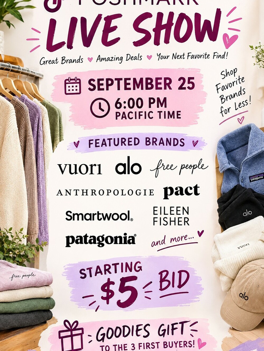 Posh Show, On 09/25 At 6pm- Pst.